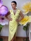 Rochie Brella Butter Yellow