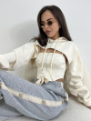 Set de top și hanorac Send Vanilla