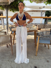 Set de costum de baie și pantaloni De Russie Creamy