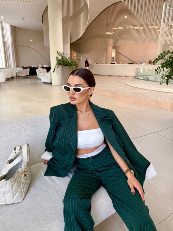 Blazer Amadora Emerald Green