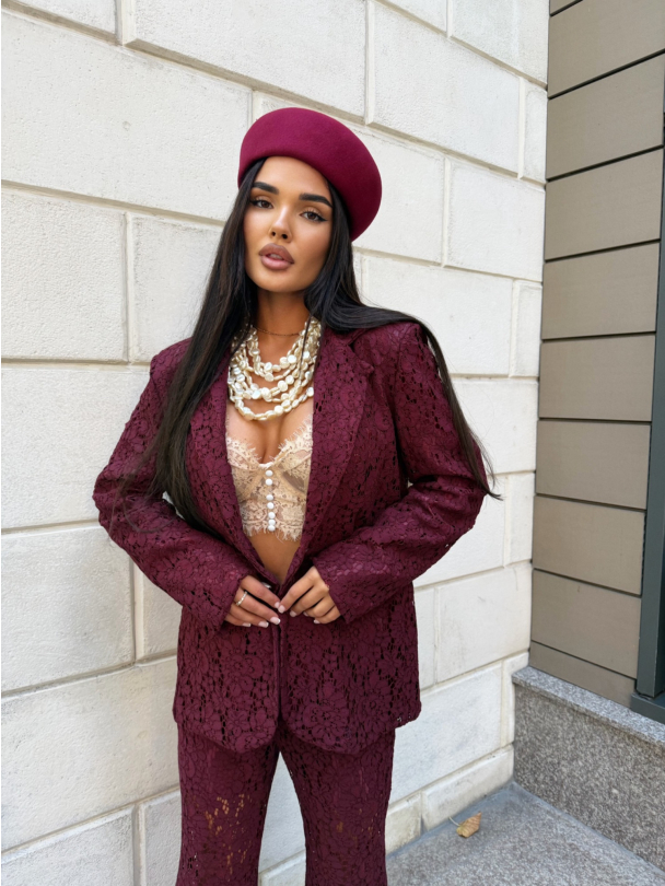 Blazer Lugano Burgundy