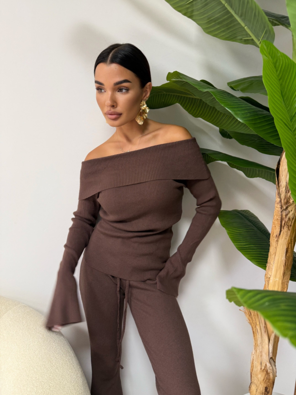 Bluză Addison Chocolate