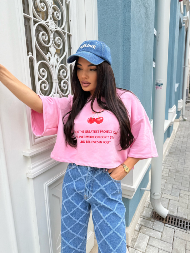 Bluza LBD Believes in you Pink