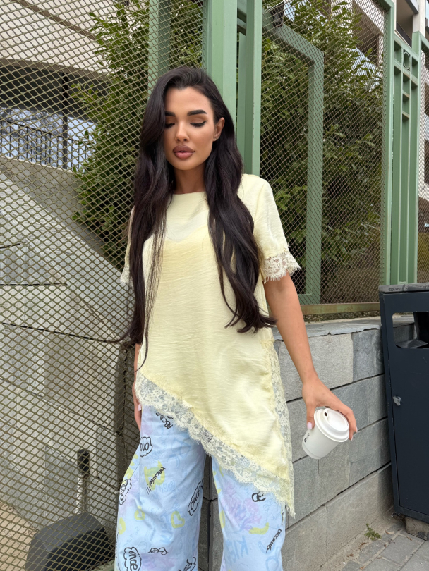 Bluză Memorialy Butter Yellow 