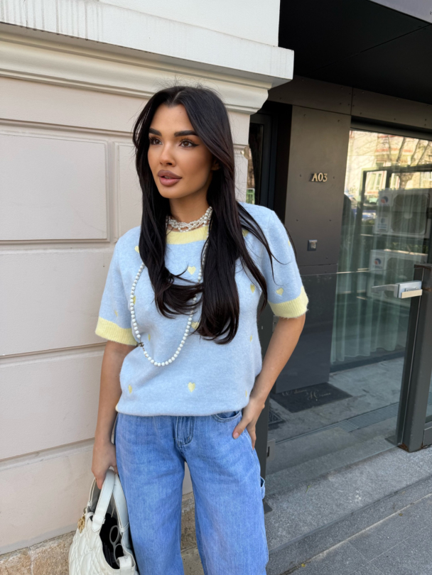 Bluza Sweatheart Blue