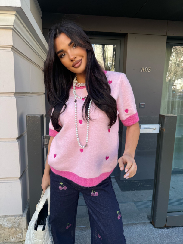 Bluza Sweatheart Pinky