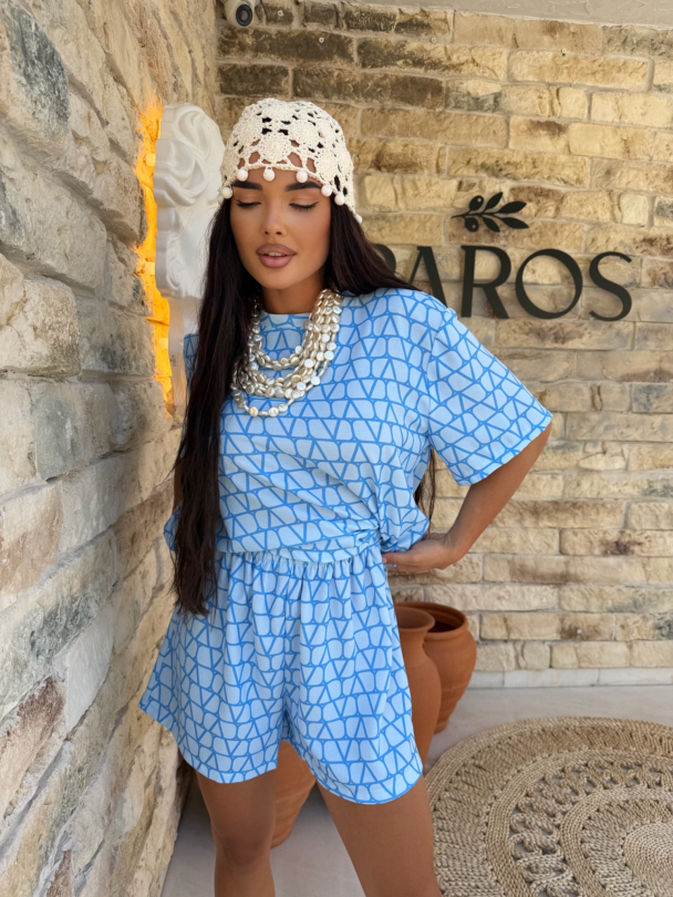 Bluza Viral Short Blue Macaron