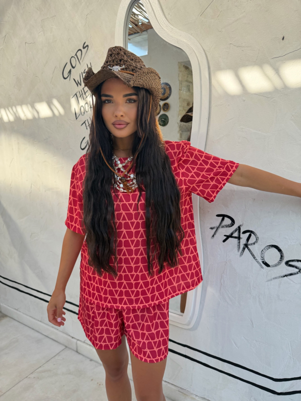 Bluza Viral Short Cherry Pop