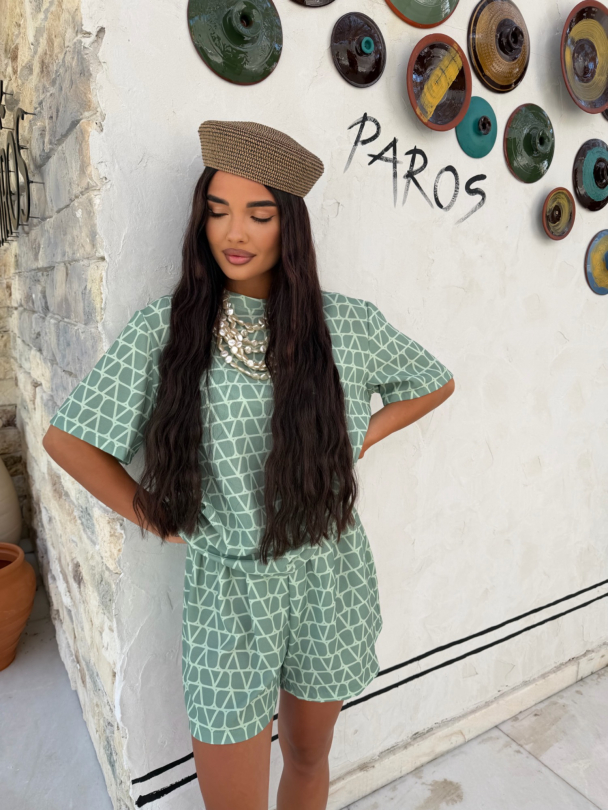 Bluza Viral Short Olive Breeze