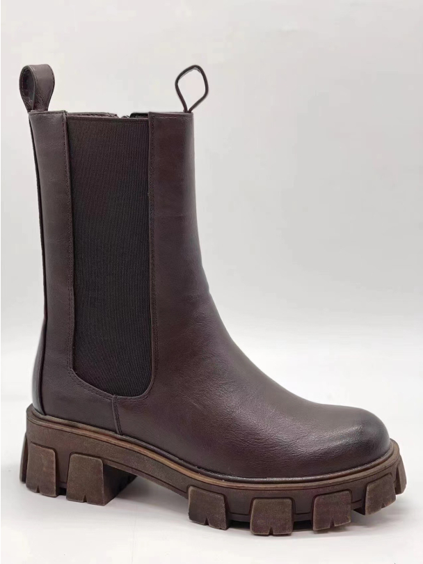 Cizme Mechi Dark Chocolate