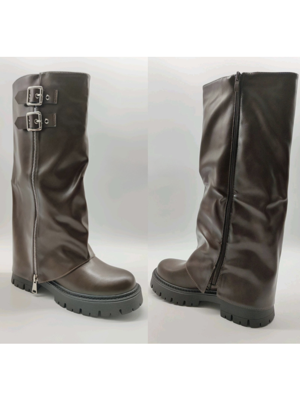 Cizme Aveline Dark Chocolate