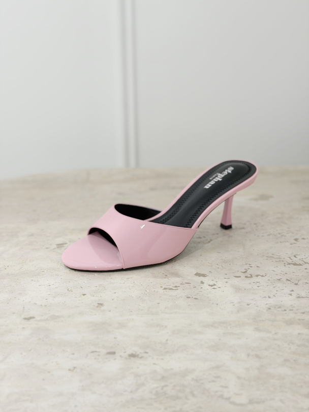 Papuci cu toc Teylora Pink