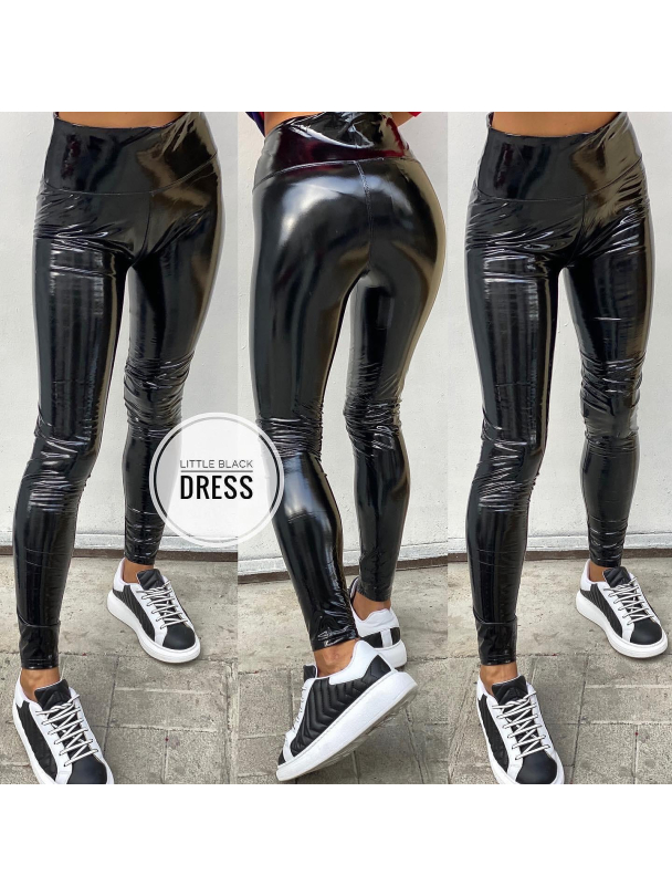 Jambiere din latex Basic Black