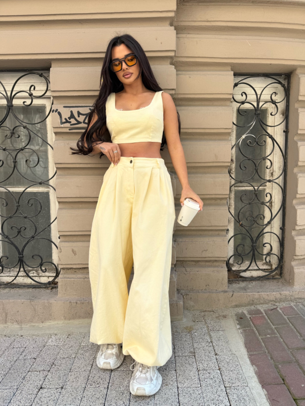 Blugi Felosia Butter Yellow