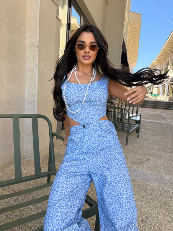 Top din denim Lilani Blue