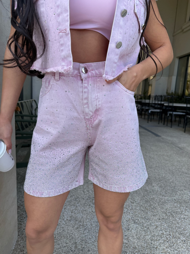 Pantaloni din denim Merolla Pink