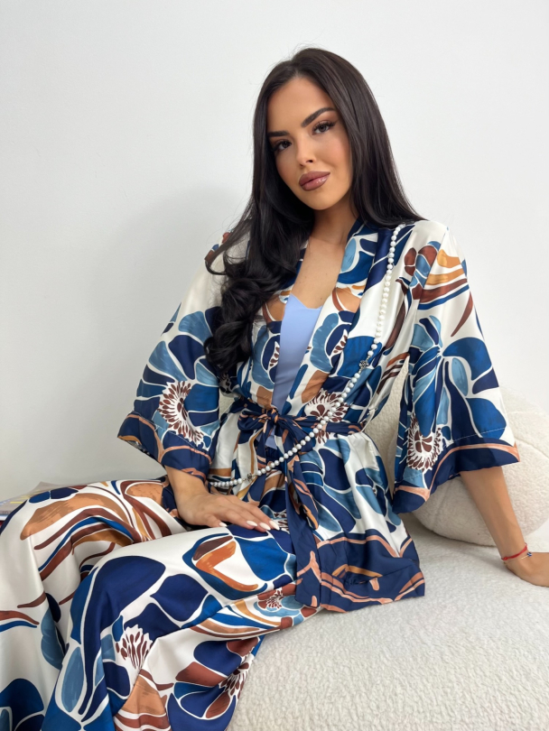 Kimono Yanina Shades of Blue 