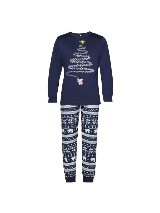 Top de pijama pentru bărbați Christmas Dark