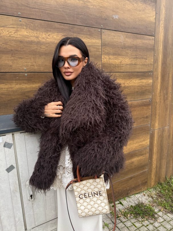 Palton Belle Amour Chocolate