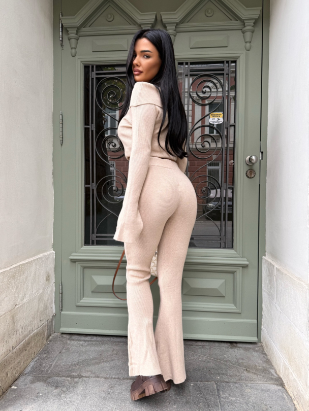 Pantaloni Addison Latte
