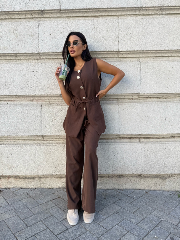Pantaloni Aisha Chocolate