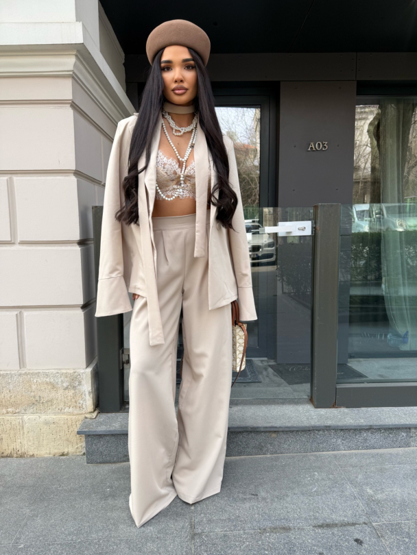 Pantaloni Alessandro Class Latte