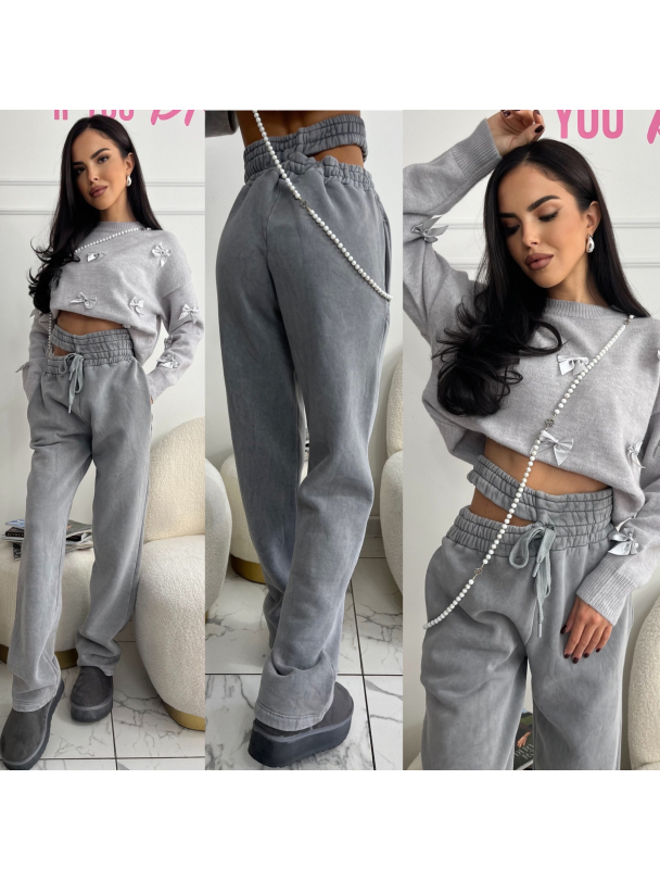 Pantaloni Alesto Grey