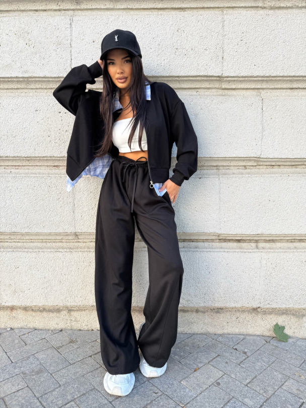 Pantaloni Arabelle Black