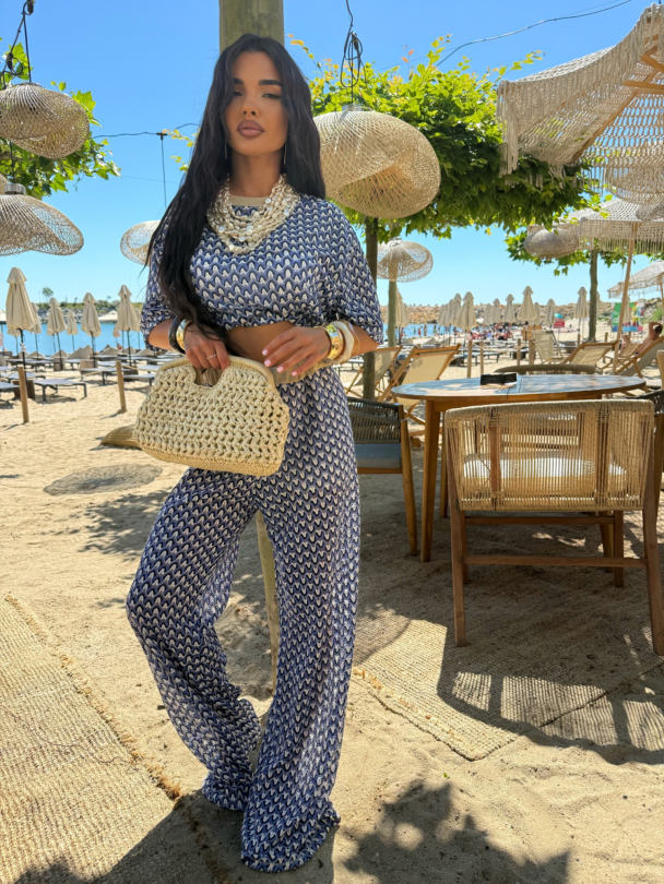 Pantaloni Azoria Azure Waves