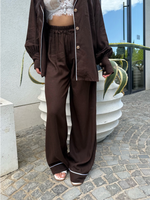 Pantaloni Belluna Dark Chocolate
