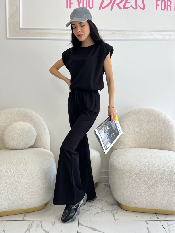 Pantaloni Besos Black