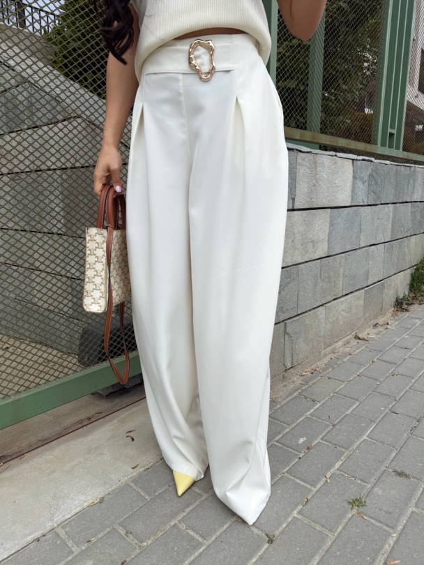 Pantaloni Bibby Milky