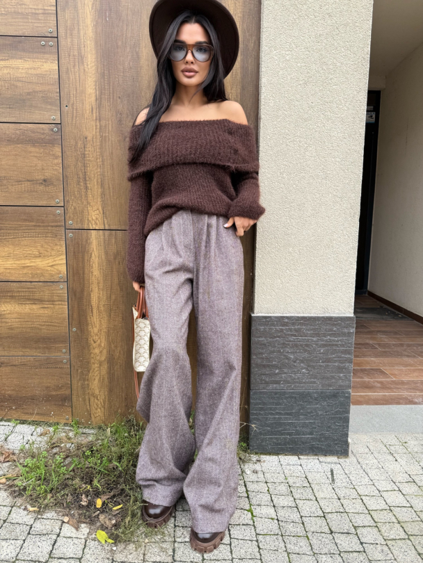 Pantaloni Caramel Glow Mocha Mousse