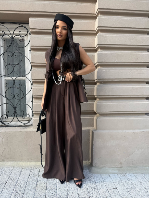 Pantaloni Corso Dark Chocolate