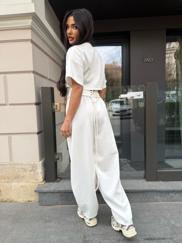 Pantaloni Darios Vanilla