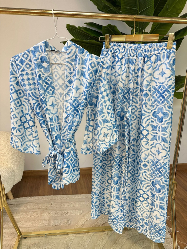 Pantaloni Dolce Vibes Blue