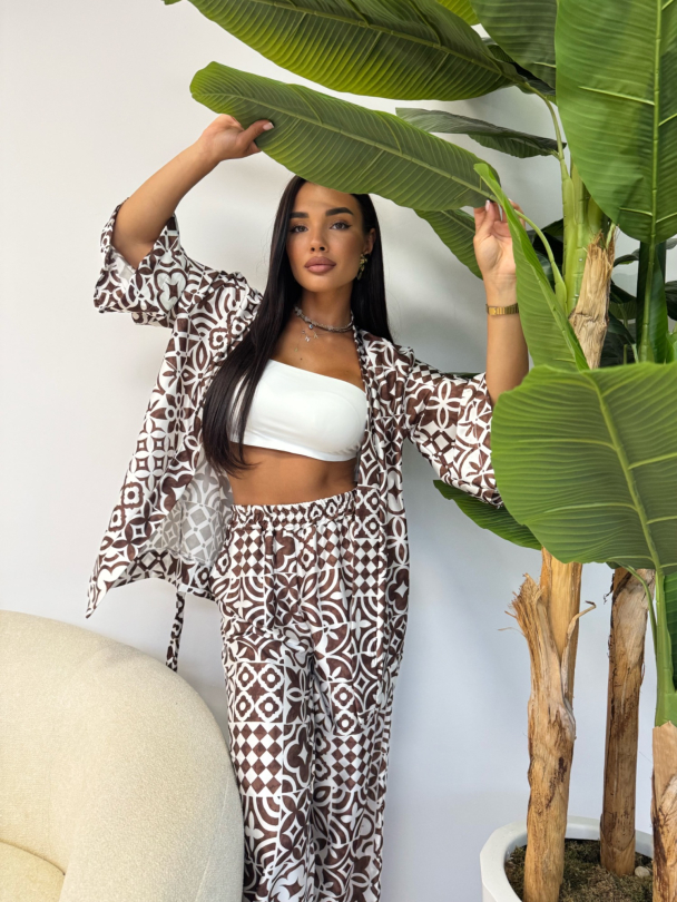 Pantaloni Dolce Vibes Dark Chocolate
