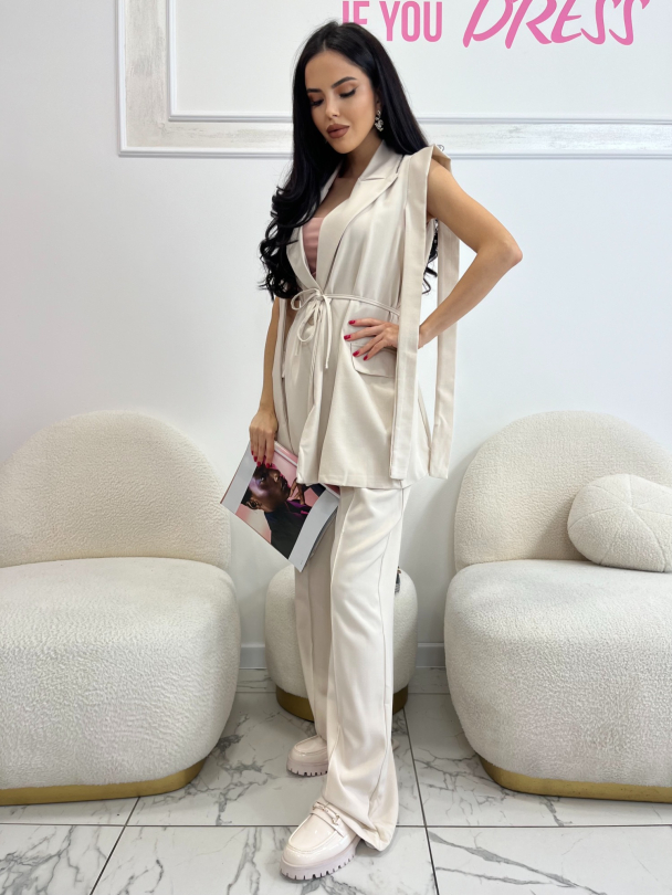 Pantaloni Downside Cappuccino