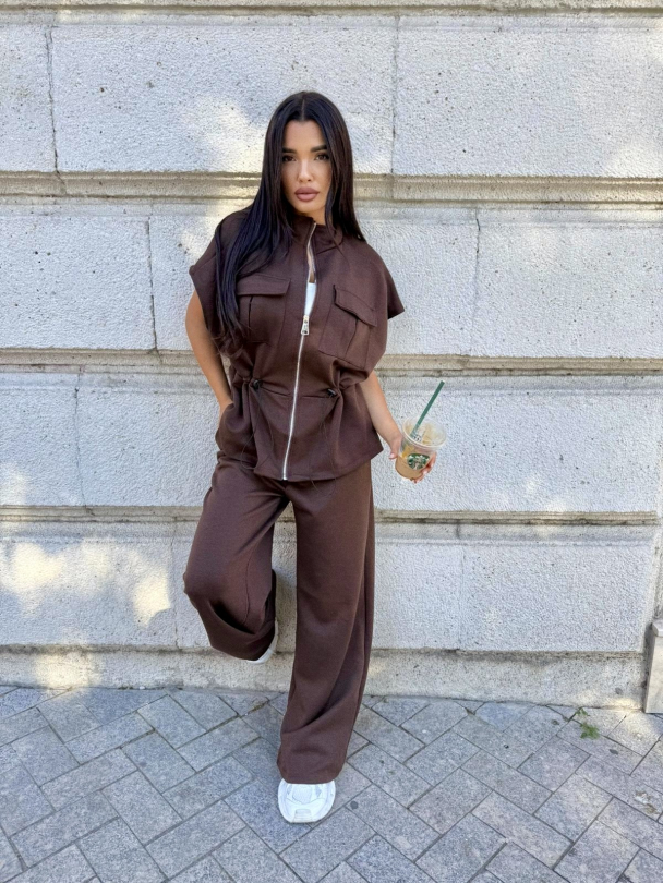 Pantaloni Eirini Chocolate