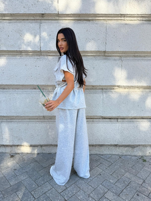 Pantaloni Eirini Grey