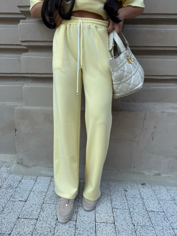 Pantaloni Elio Sano Butter Yellow