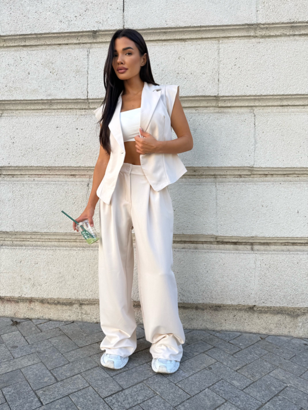 Pantaloni Emiko Latte 