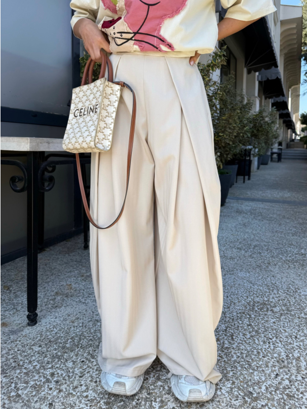 Pantaloni Fiore Lumi Latte