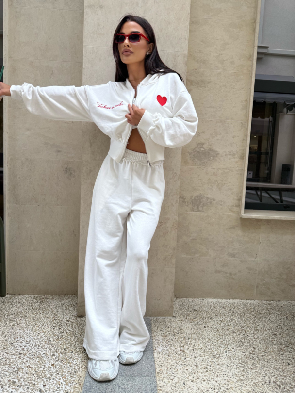Pantaloni Главная по любви White