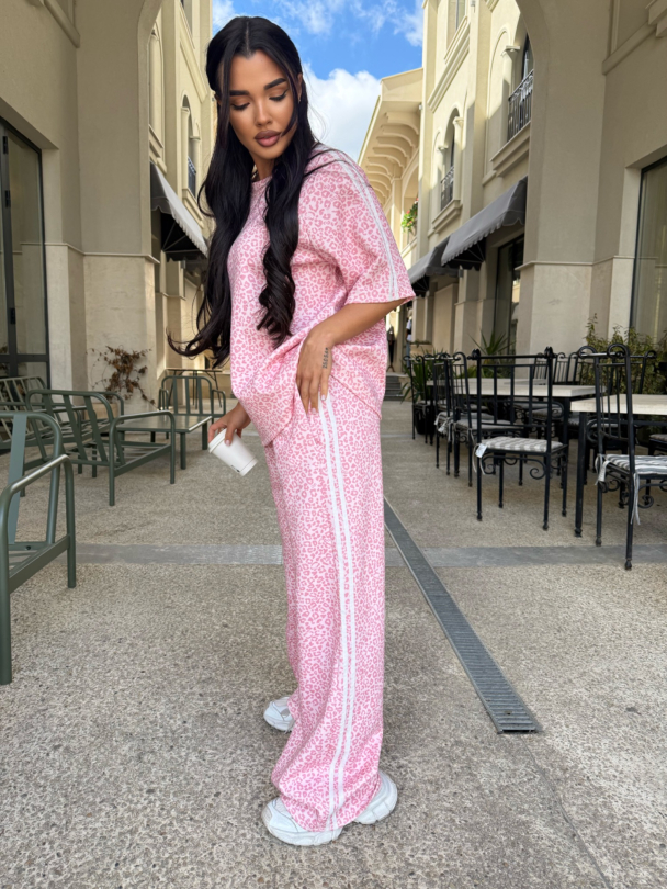 Pantaloni Jeffry Pink