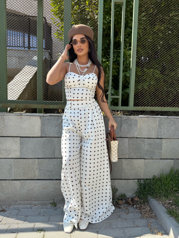 Pantaloni Kendal White