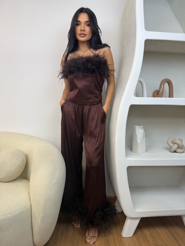 Pantaloni Lumins Chocolate