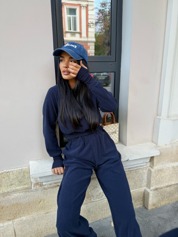 Pantaloni Madelina Indigo