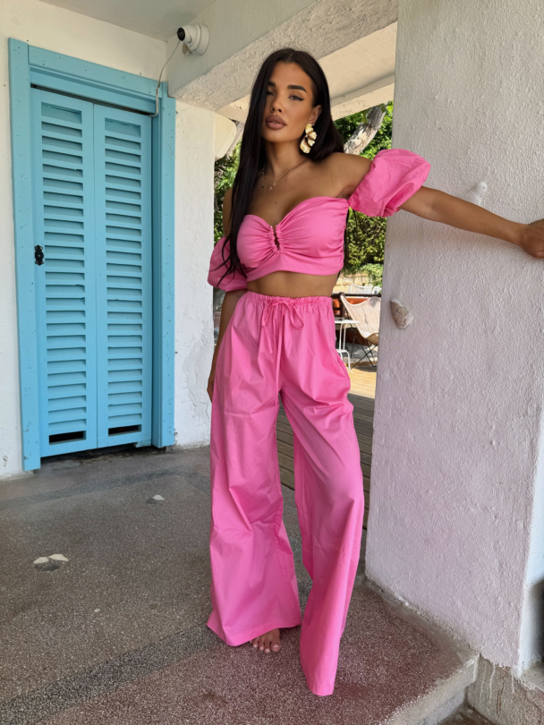 Pantaloni Marbella Mist Candy Pink