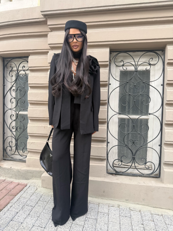 Pantaloni Massimo Black